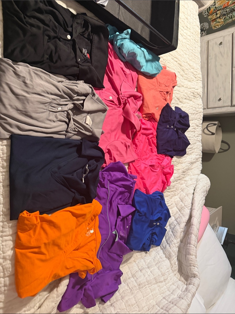 Assorted Women's Polo Tops - Bright Mix (Multiple Colors)